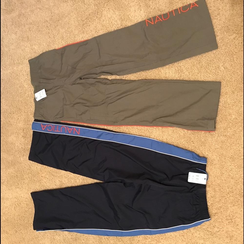 NWT Náutica nylon track pants